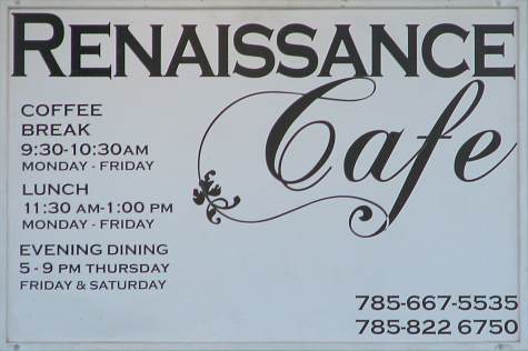 Renaissance Cafe - Assaria, Kansas