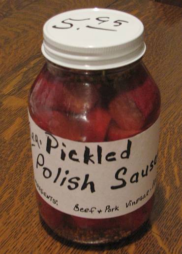 Pickled Polish sausage