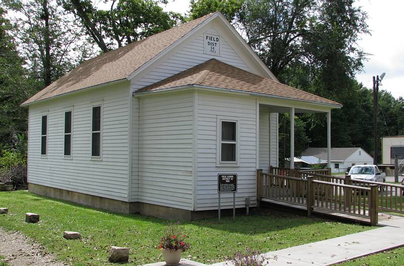 One room schoolhouse at Trail Days Makery Cafe