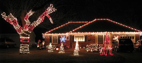 96th Terrace Holiday light display - Overland Park, Kansas
