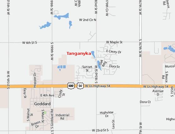 Tanganyika Wildlife Park Map