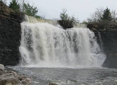 Elsmore, Kansas - Bourbon Lake Falls