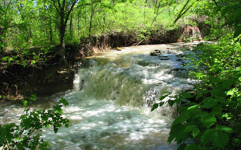 Chase Lake Falls Cottonwood Falls, Kansas