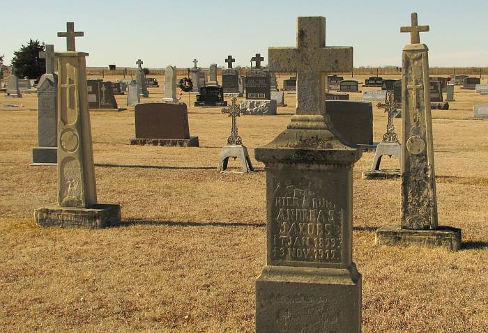 Volga German headstones