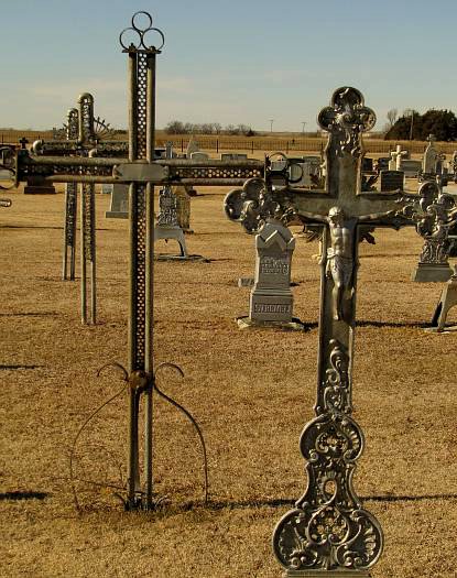 Volga German iron crosses