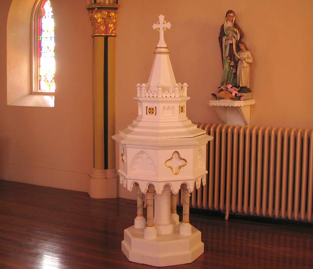 Holy Cross baptismal font