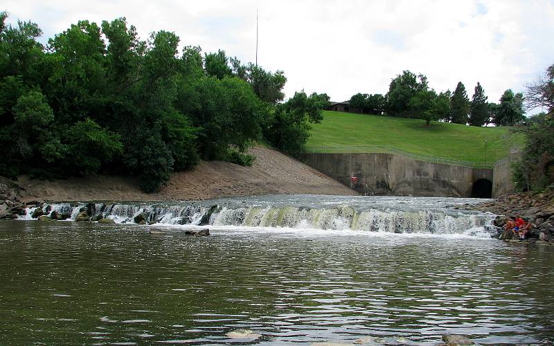 Kanopolis Lake Waterfall