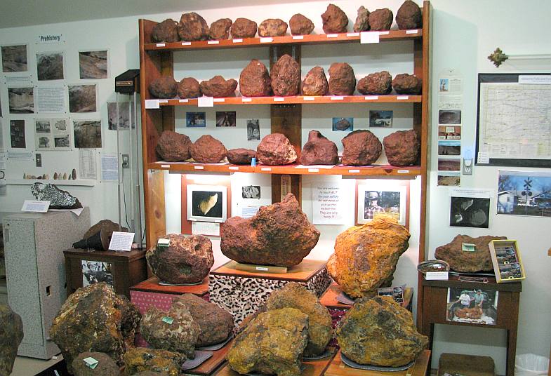 Brenham Meteorite fragments - Greensburg, Kansas