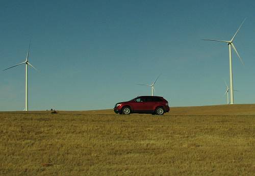 Smokey Hills Wind Farm - I-70 in Kansas