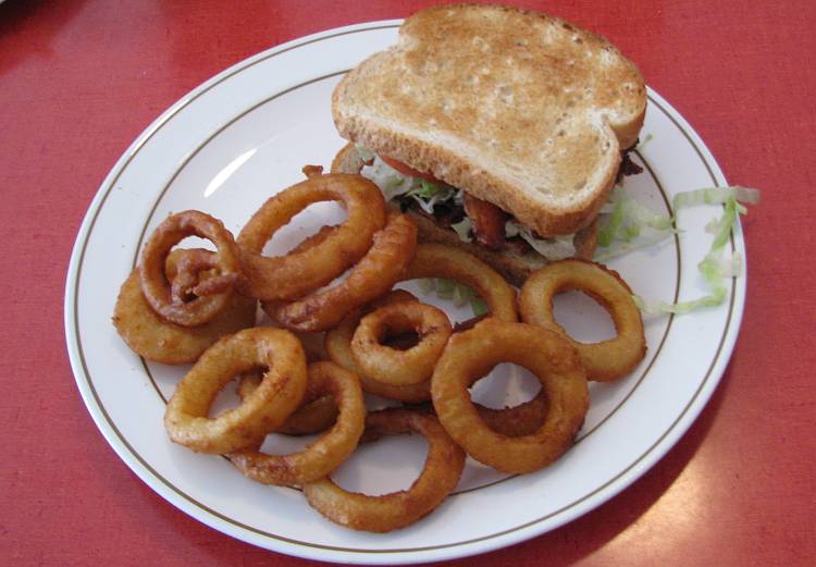 Bacon, Lettuce & Tomato (BLT) at Sommerset Hall Cafe