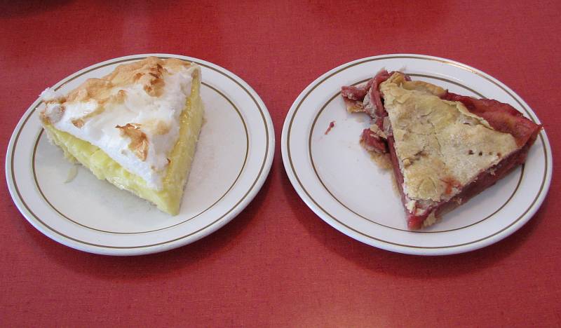Norma Grubb coconut cream pie and strawberry pie