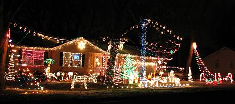 Windsor Street Christmas Lights - Overland Park, Kansas
