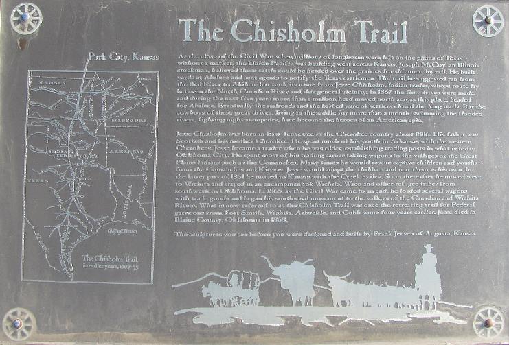 Chisholm Trail historic marker