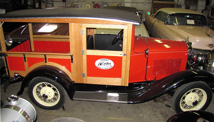 1930 canopy top Ford pickup that Dean was working on when the garage was 