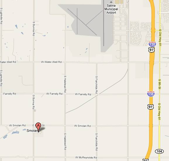 Hickory Tree Restaurant Map - Smolan, Kansas