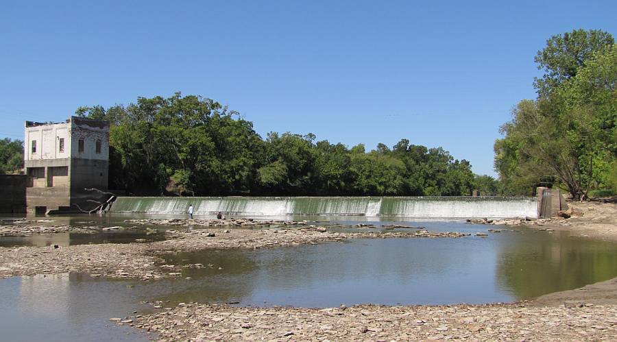 Neosho Falls overflow (low-water) dam