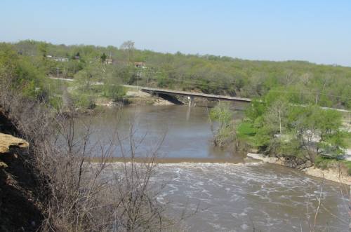 Neosho River Falls - Oswego, Kansas