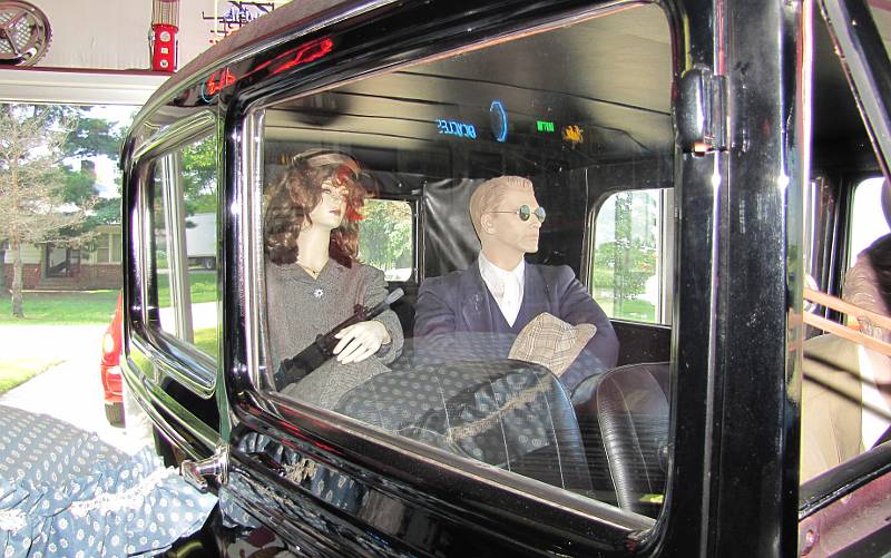 Bonnie and Clyde in 1930s Model A