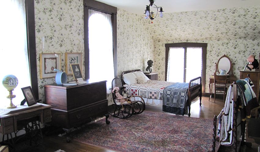 Bedroom where Amelia Earhart was born
