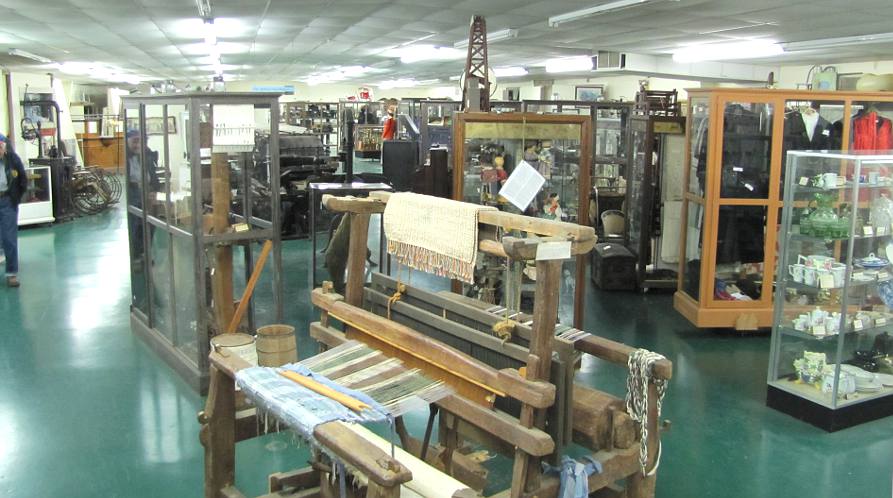 loom at the Crawford County Historical Museum