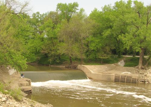 Osawatomie Dam Falls - Osawatomie, Kansas