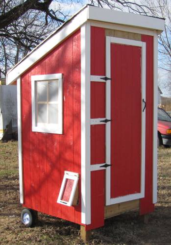 Outhouse Chicken House exterior