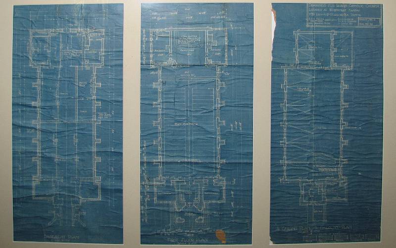 Immaculate Heart of Mary Church blue prints