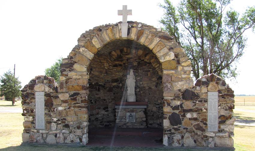 Immaculate Heart of Mary Church grotto