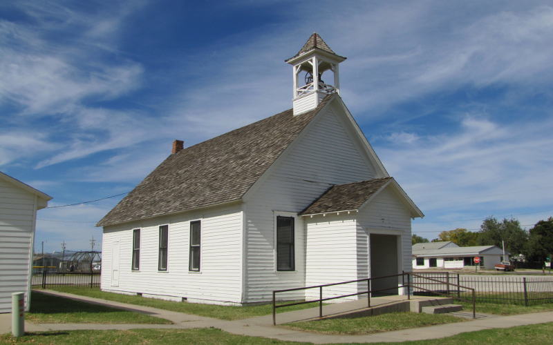 Kreutziger School House from Canada, Kansas