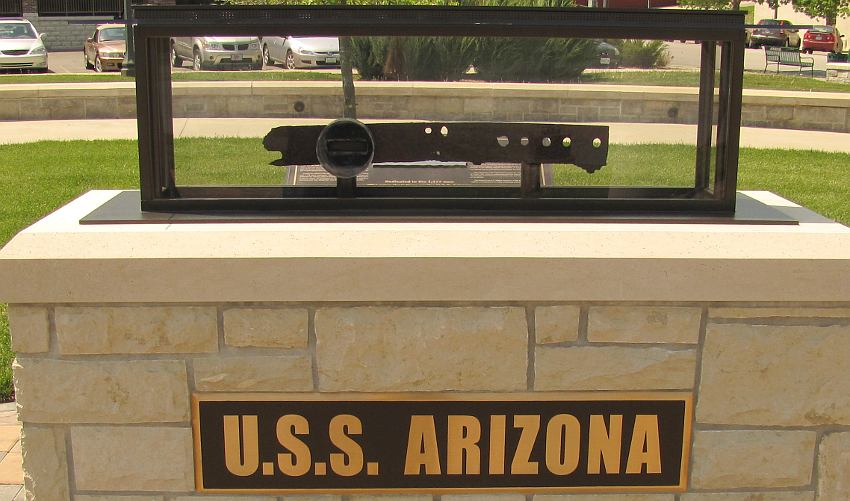 U.S.S. Arizona relic - Atchison, Kansas