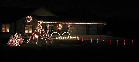 Mason family Christmas light program - Edwardsville, Kansas