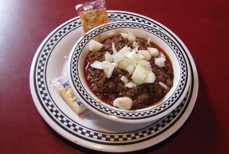 Chili at the Nu Grille in Fort Scott, Kansas