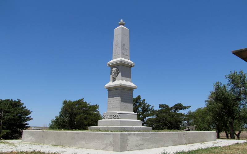 Pawnee Rock Monument Santa Fe Trail monument