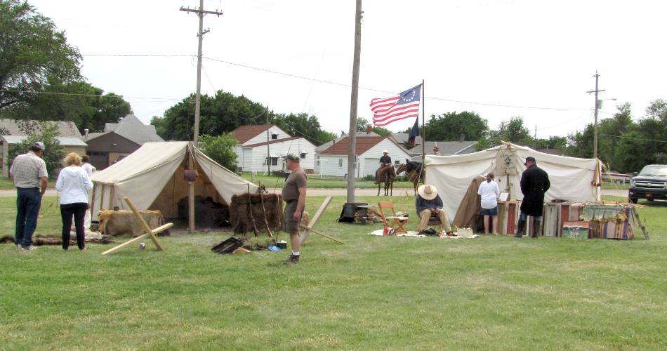 Pioneer Encampment  at Prairiesta