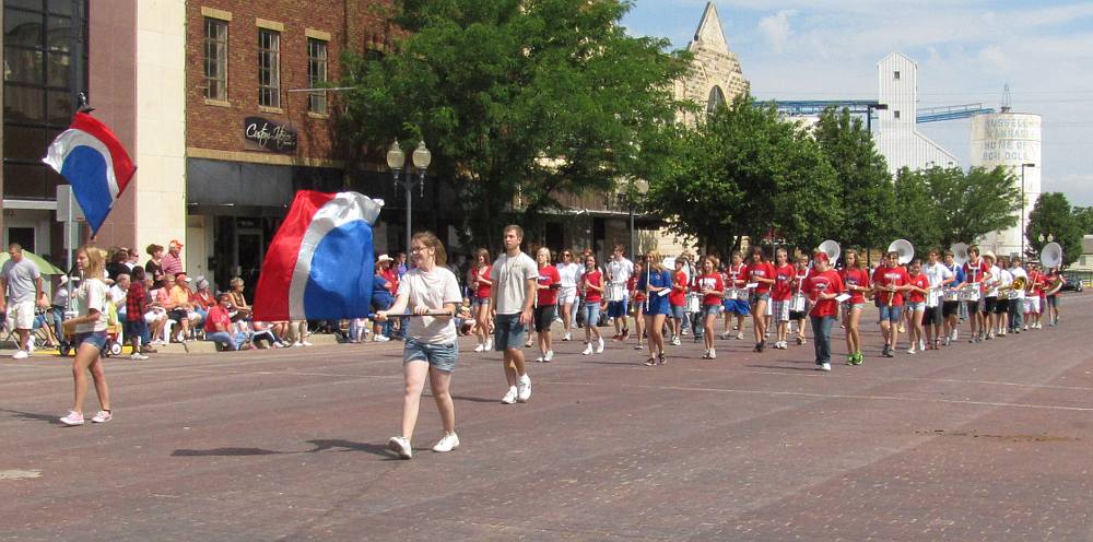 Russell High School Marching Band - Kansas