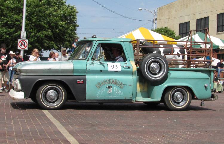 1966 Ford Pickup with the Brandenburg Dairy Logo
