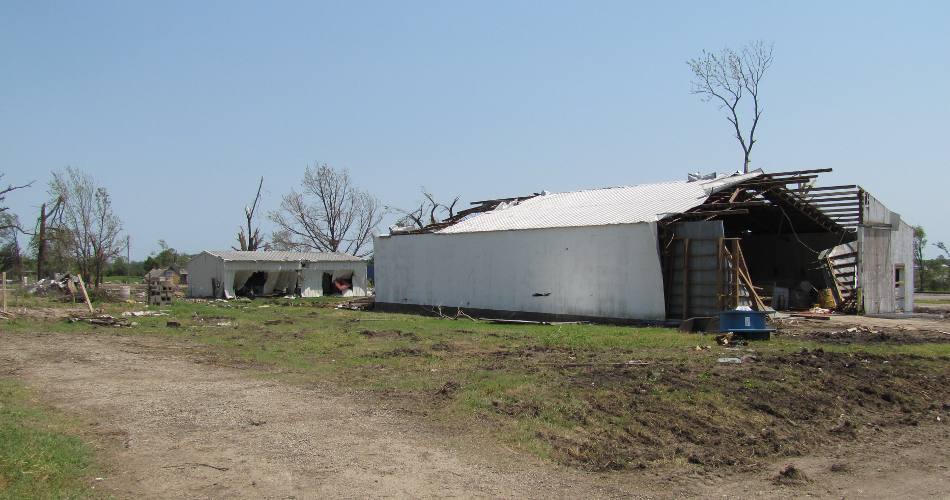 Reading Grain & Lumber tornado famage