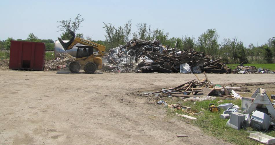 tornado debris