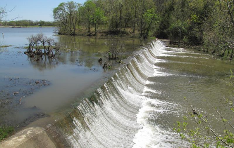 Rock Creek Lake overflow dam - Fort Scott, Kansas