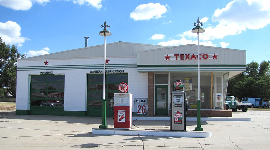 Mark Burnett's Restored Texaco Station