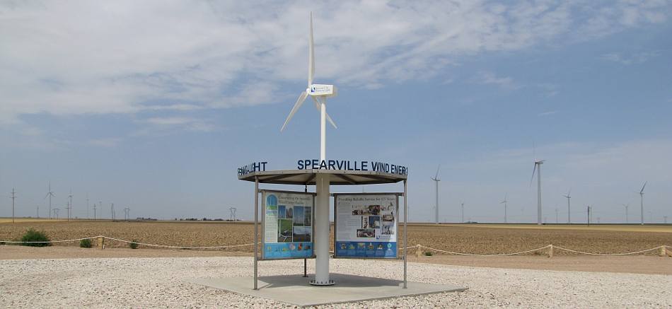 Spearville Wind Energy kiosk