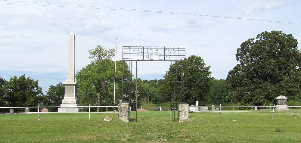 Trading Post Cemetery - Trading Post Kansas