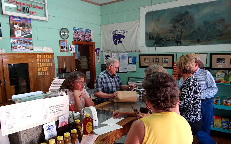 Brant's Meat Market counter