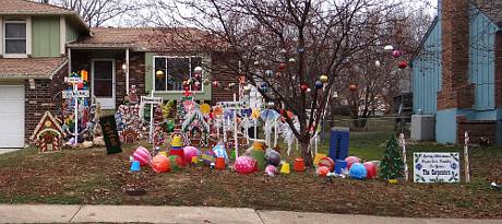 Carpenters Christmas Display - Olathe, Kansas