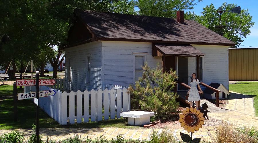 Dorothys Hus Land Of Oz Och Coronado Museum Liberal Kansas Mex Alex