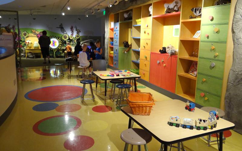 Stepping into the Prairie children's learning area