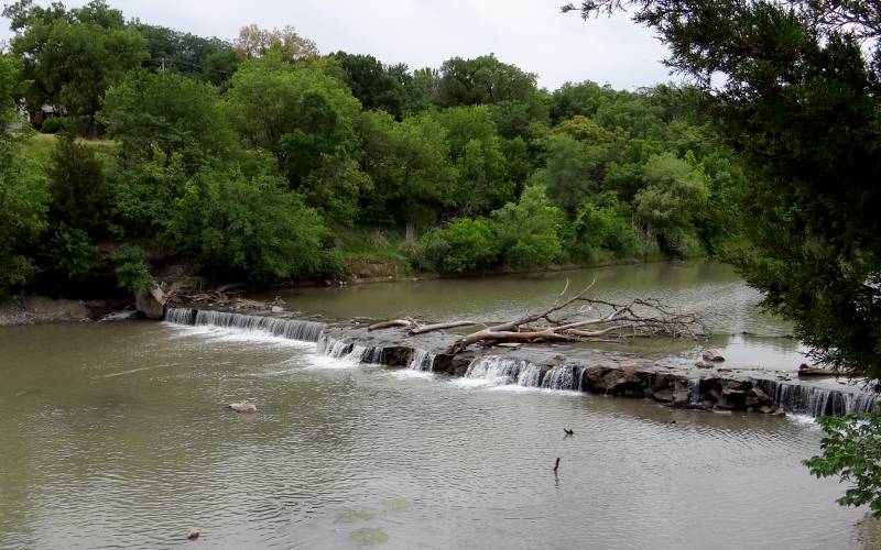 Upper Smoky Hill River Falls - Salina, Kansas