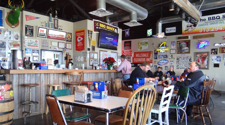 The BBQ Shack dining room