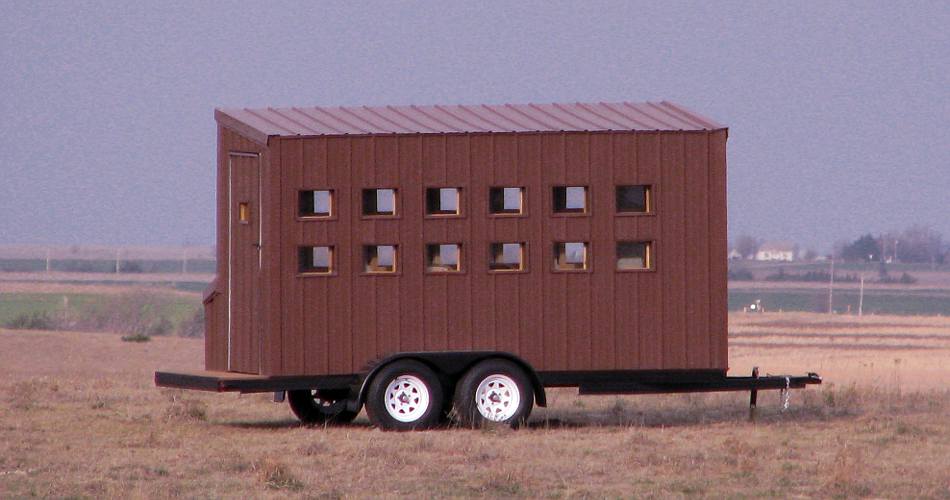 prairie chicken blind