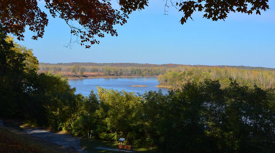 Missouri River from United States Disciplinary Barracks